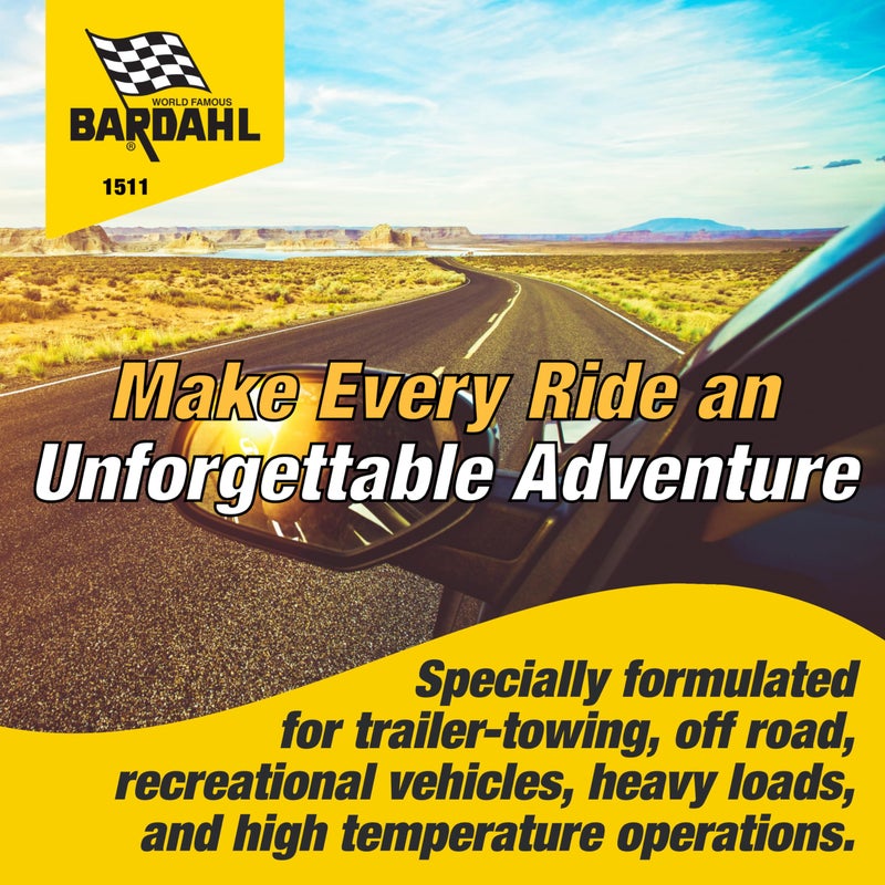 Bardahl 1511 Engine Power Booster - Motor Oil Additive for Engine Power and Efficiency - Car Engine Restore Treatment - Made for High Performance, Heavy Loads, Towing, RVs, Off Roading - Image 2